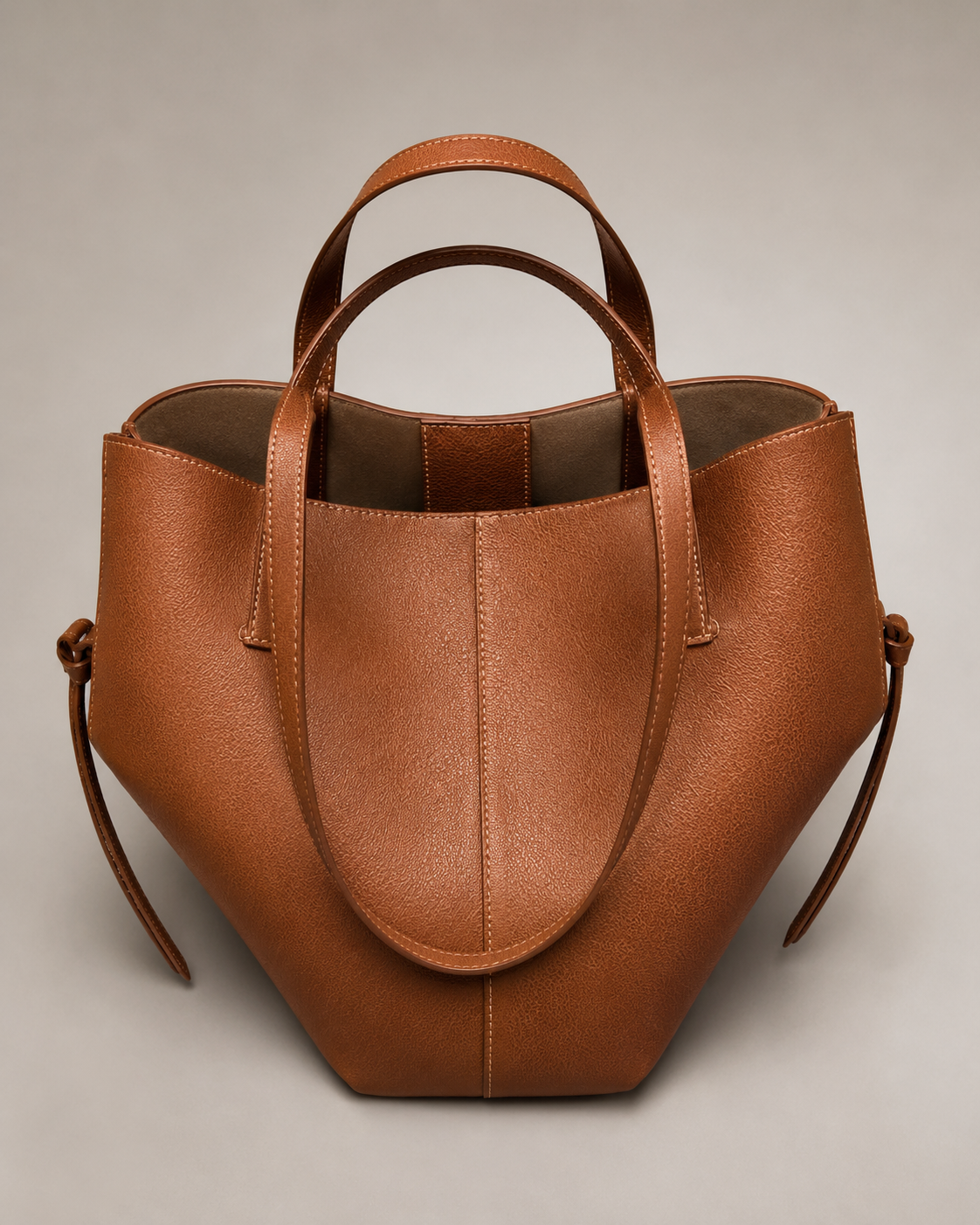 Slouchy Leather Shoulder Tote