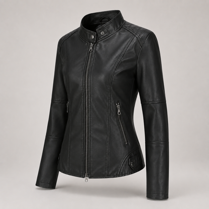 Classic Leather Biker Jacket