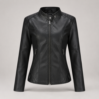 Classic Leather Biker Jacket