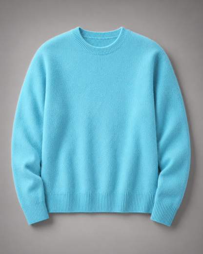 Soft Crewneck Knit Sweater