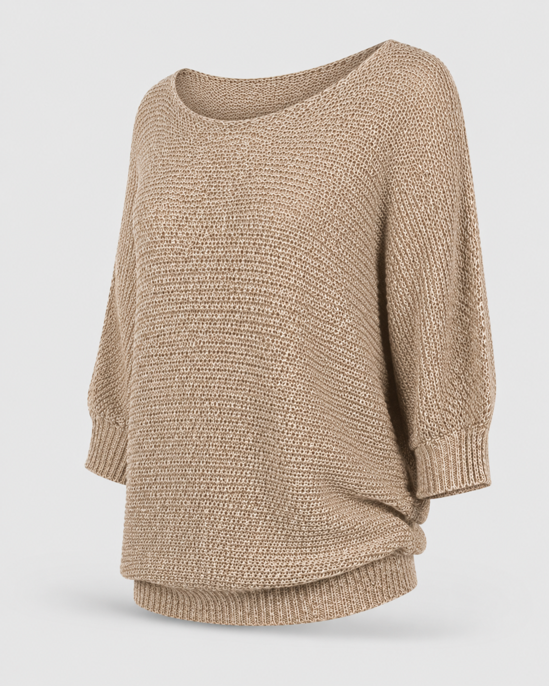 Batwing Dolman Knit Sweater