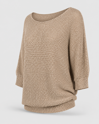 Batwing Dolman Knit Sweater